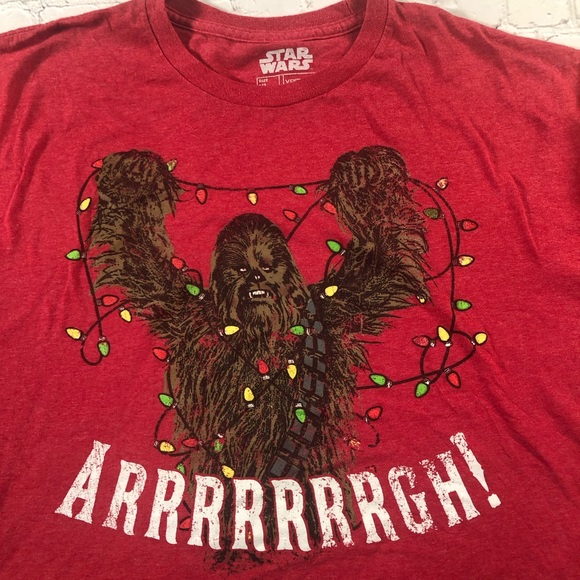 Other - Christmas Chewbacca Star Wars t-shirt